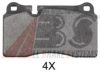 AUDI 8J0698151H Brake Pad Set, disc brake